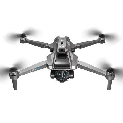 Dron Plegable M66 2026 HD FPV 5G con Cámara, Mando con Pantalla y Motor Brushless – Cuadricóptero RC Negro