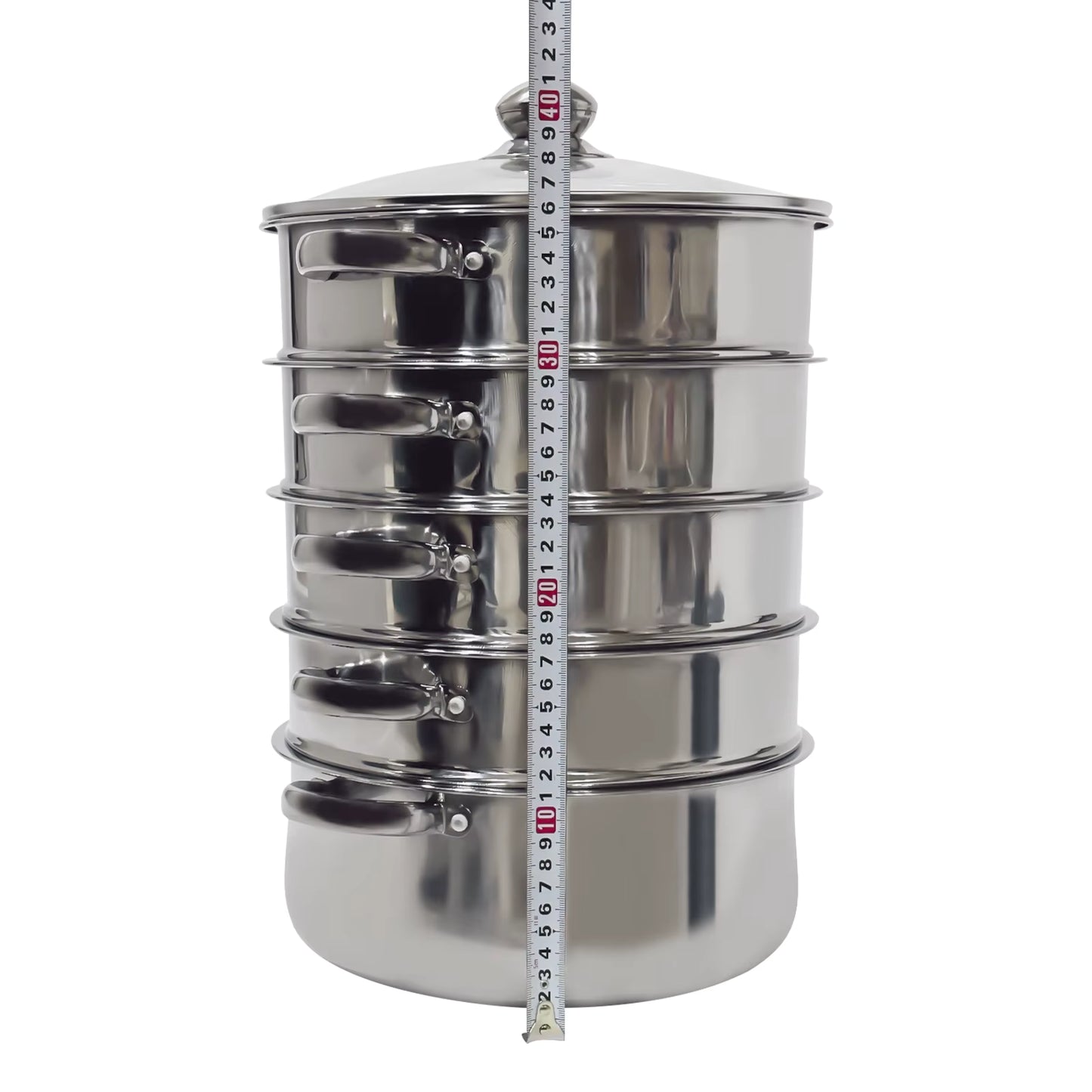 Cuiseur vapeur inox 5 niveaux 26-30 cm