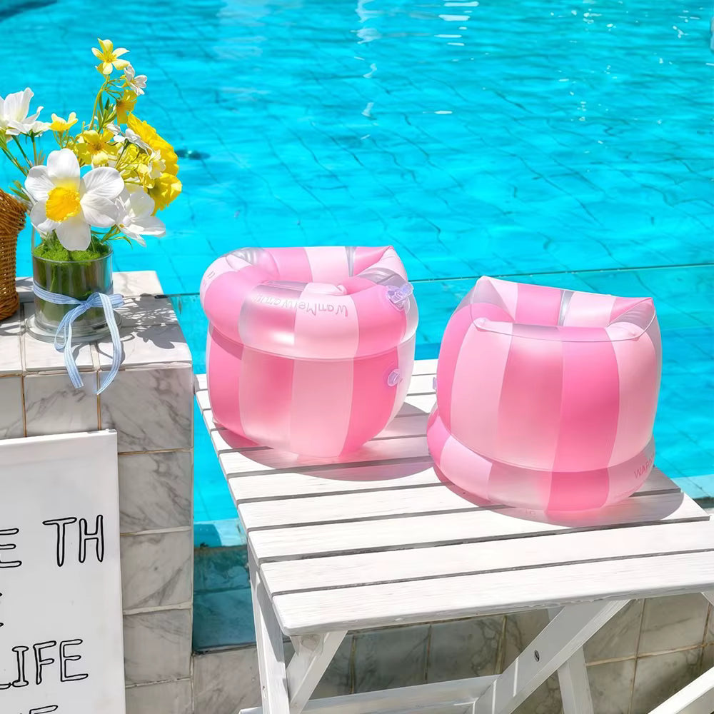 Brassards Gonflables Enfant pour Piscine et Plage – Aides à la Flottabilité pour Natation – Accessoires Aquatiques d'Été Réutilisables