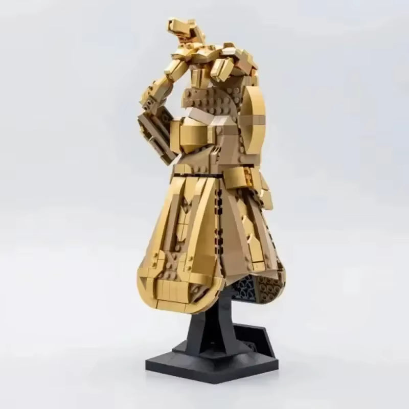 Blocs de Construction – Gant de l’Infini Thanos | Sculpture Décorative en Briques | 6 Gemmes | Set Collector Adulte