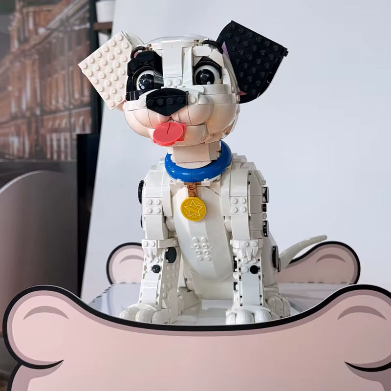 Blocs Construction Chiot 1722 Pièces – Modèle Chien DIY Compatible 43269 – Jouet Enfant Cadeau Noël