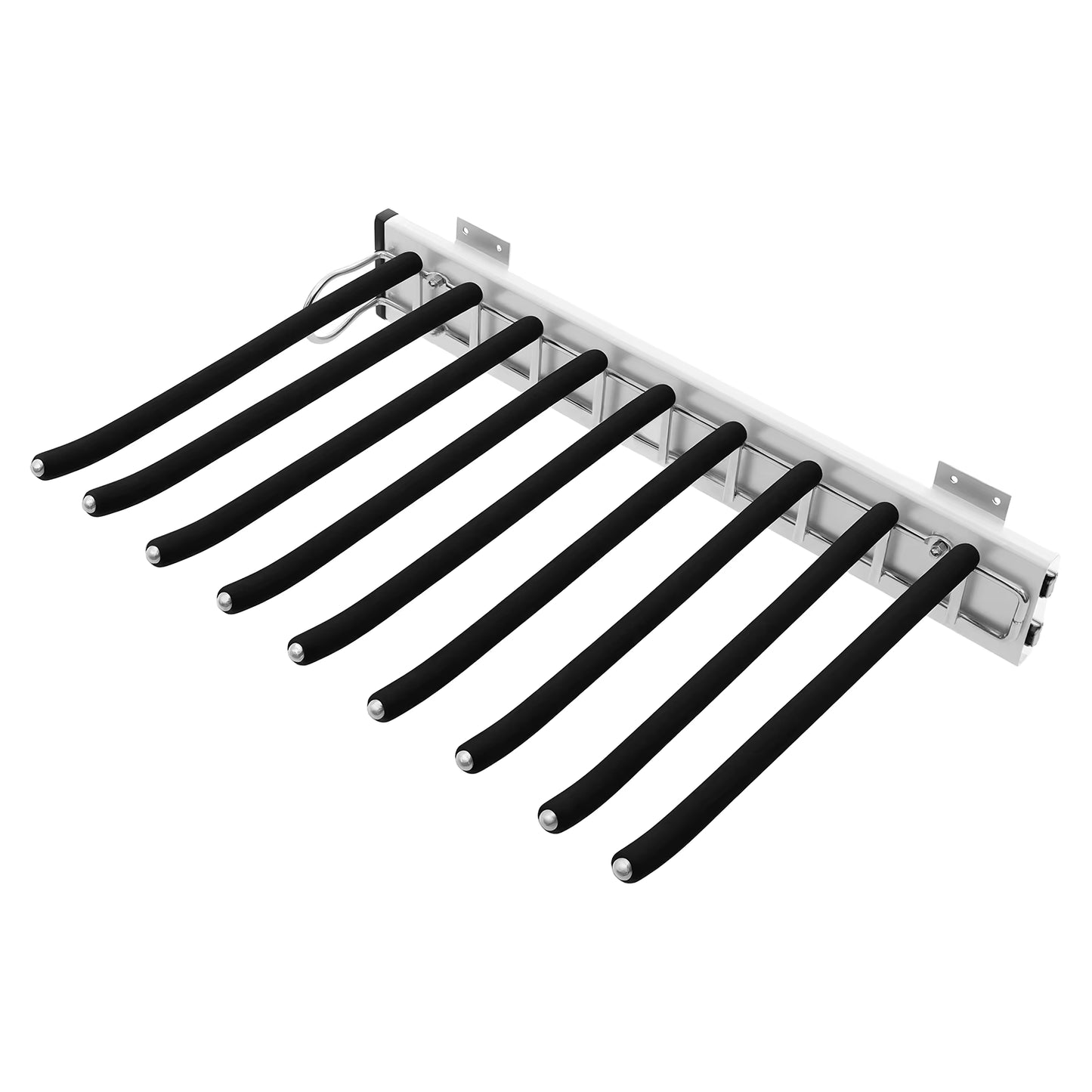 Porte-pantalons extractible 9 tiges coulissant 46x32,5 cm