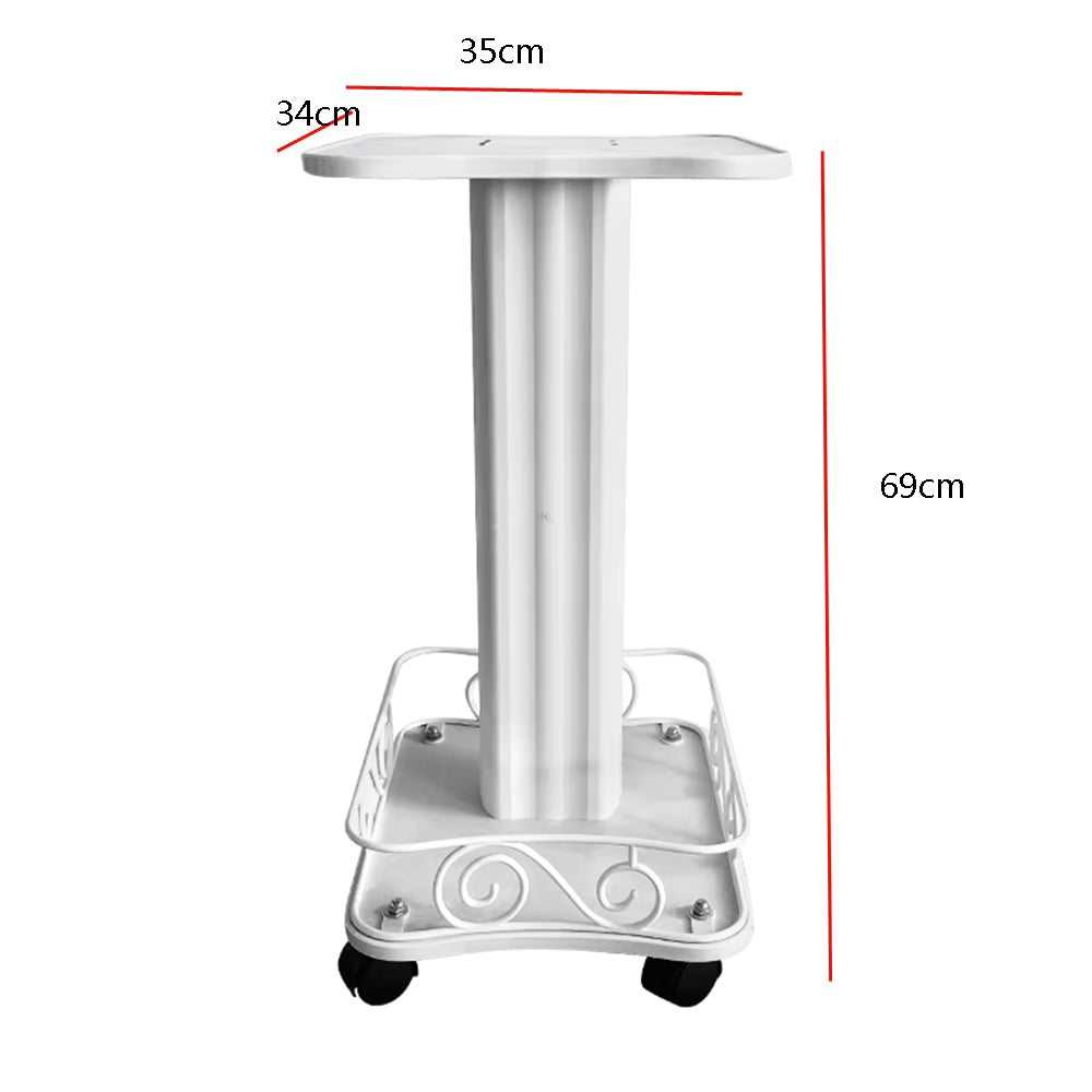 Chariot de Rangement à Roulettes 2 Niveaux – Moderne 40 kg
