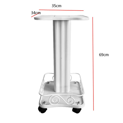 Chariot de Rangement à Roulettes 2 Niveaux – Moderne 40 kg