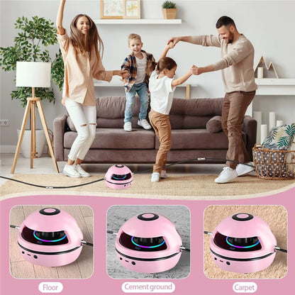 Máquina de Salto a la Comba Automática con Contador LED – Cuerda de Saltar Eléctrica de 10 Velocidades – Fitness Cardio para Niños y Adultos