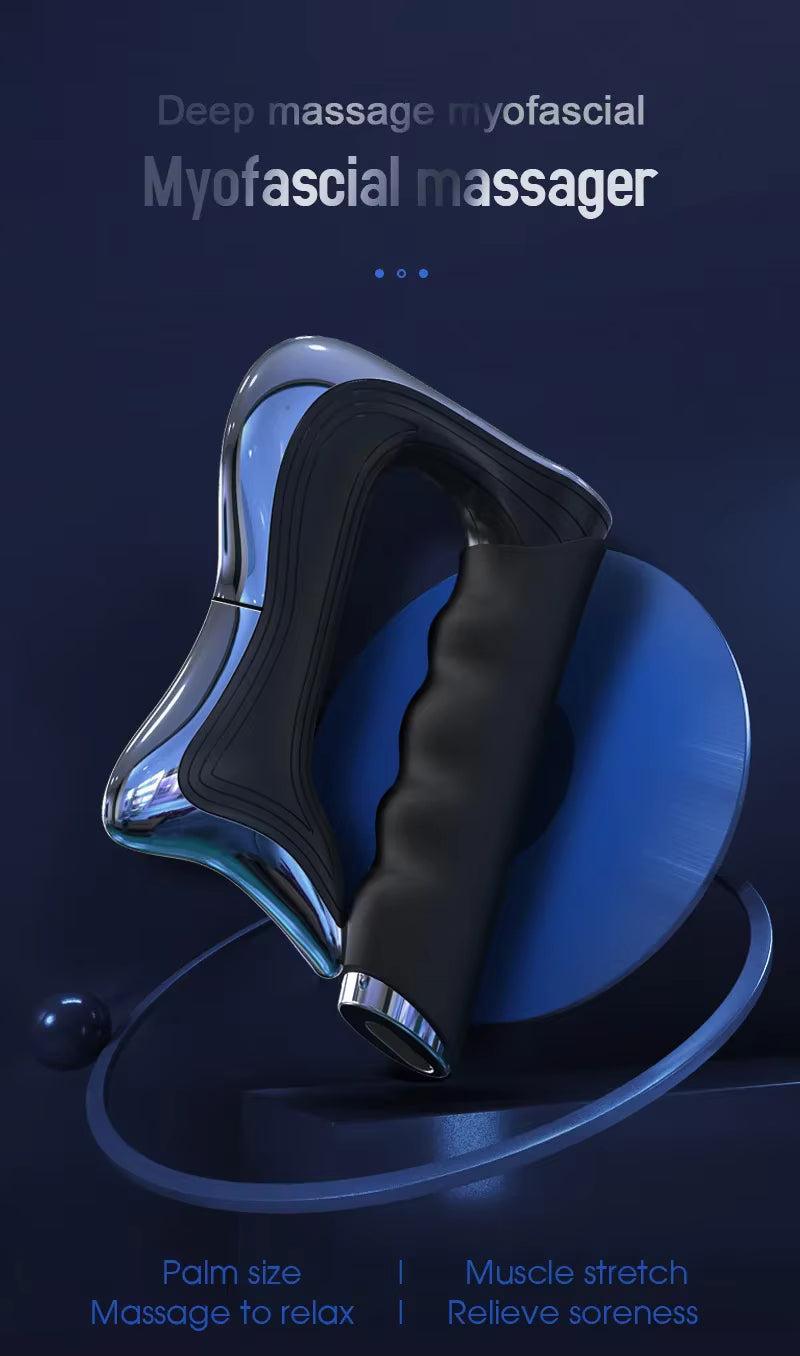 Couteau de Massage Électrique Fascia – Outil Gua Sha Multifonction pour Relaxation Musculaire et Massage du Corps