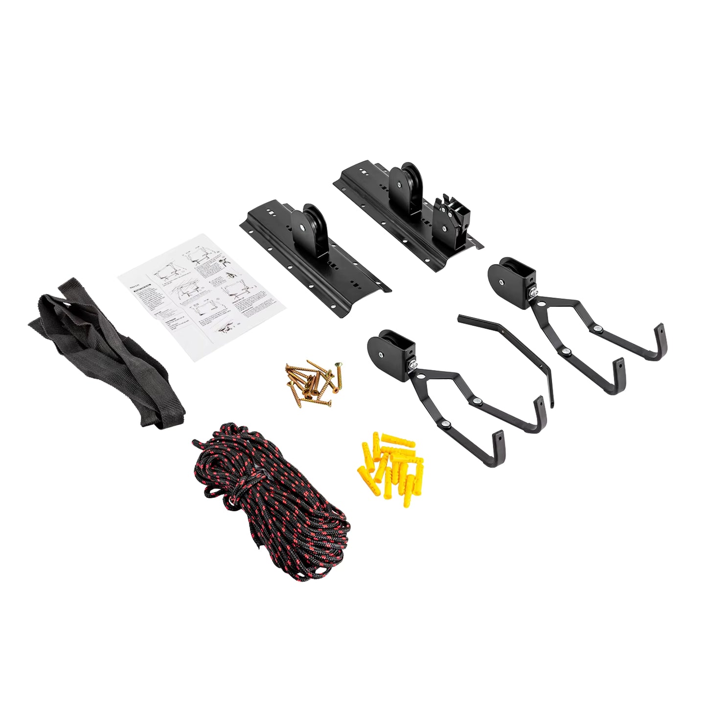 Support Vélo Plafond 60 kg – Système de Levage et Rangement pour Vélo de Montagne