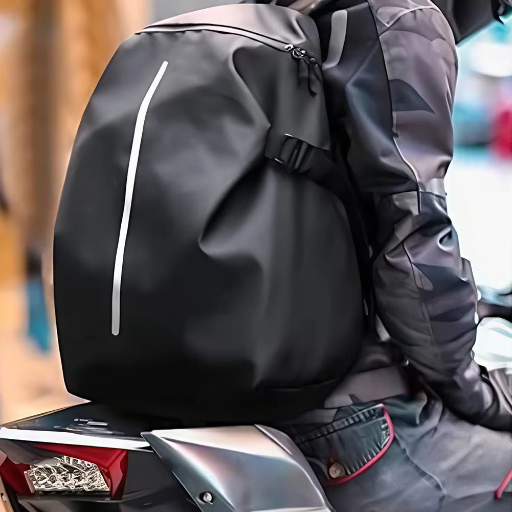 Sac à Dos Moto Rigide Étanche – Sac de Voyage pour Casque Moto et Sport