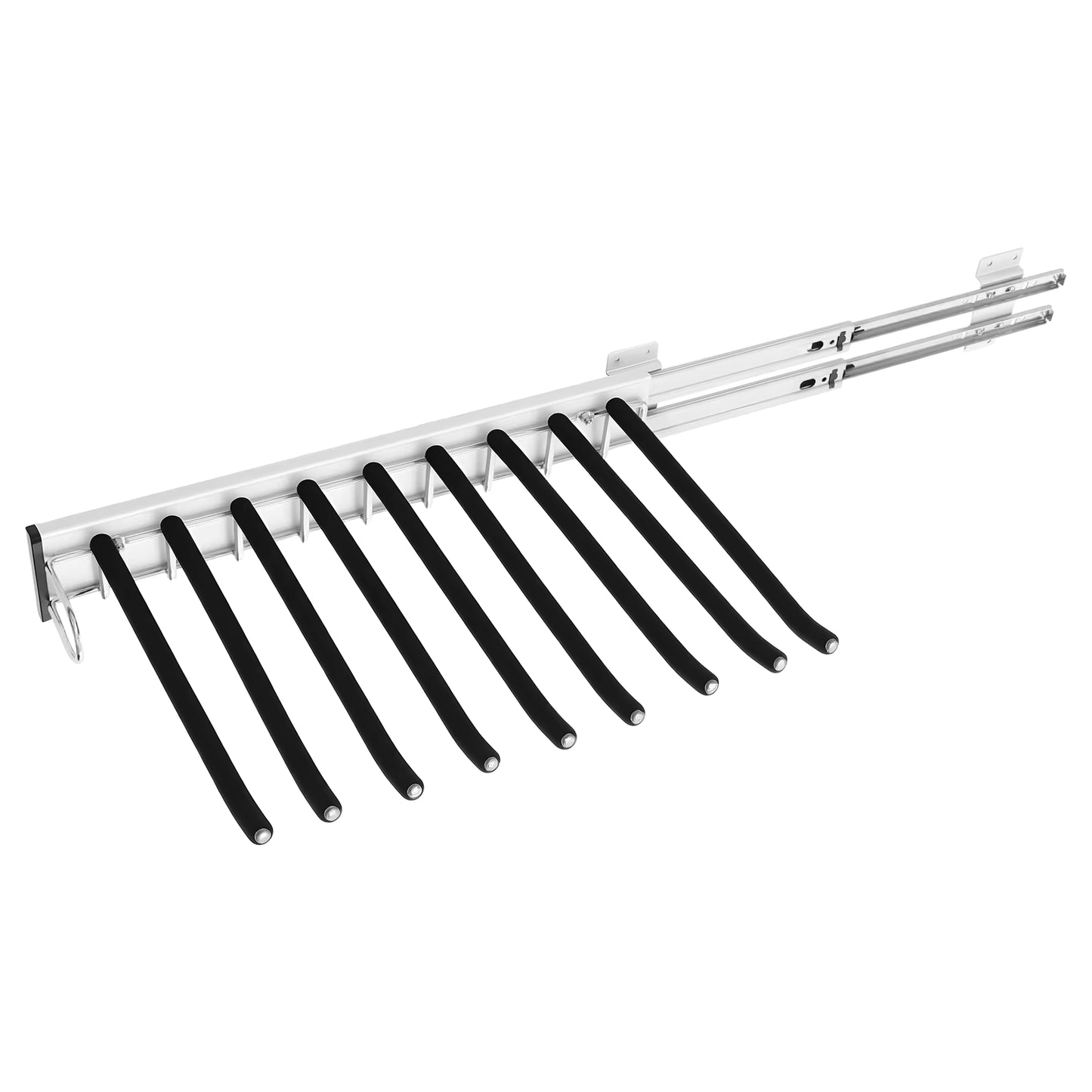 Porte-pantalons extractible 9 tiges coulissant 46x32,5 cm