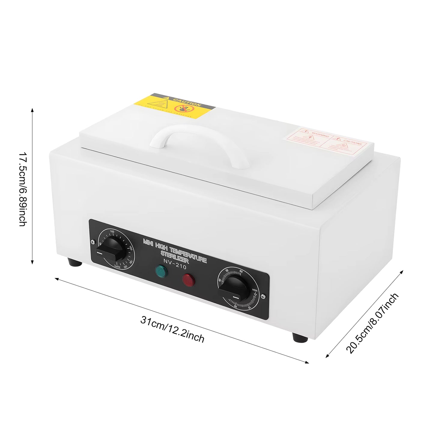 Stérilisateur chaleur sèche 2L 300W 50–220°C