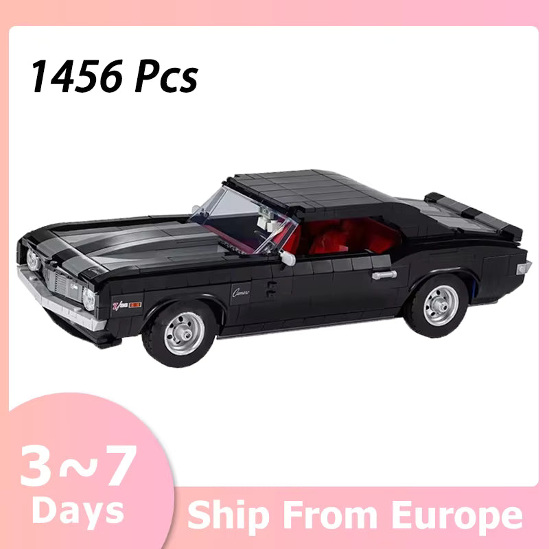 Voiture Noire 1456 Pièces – Kit Construction Modèle Technologie Adulte