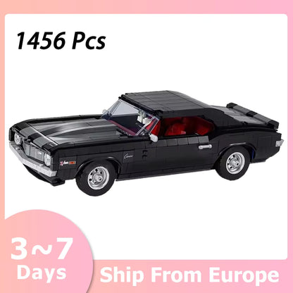 Voiture Noire 1456 Pièces – Kit Construction Modèle Technologie Adulte