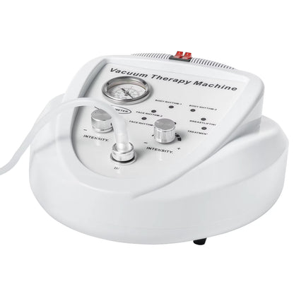 Bomba de vacío eléctrica para masaje profesional – Dispositivo de ventosa multifunción, succión ajustable, kit completo con accesorios – uso estético, bienestar, spa