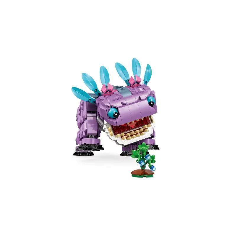 Blocs de Construction – Dinosaure T-Rex Violet | Figurine Articulée en Briques | Set Collector Adulte & Ado