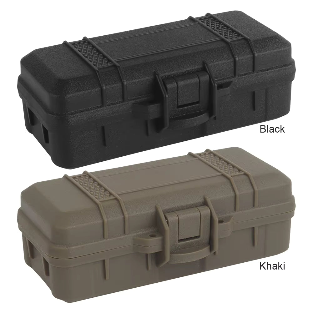 Mallette à outils de survie plein air – Boîte de protection antichocs étanche avec mousse – Mallette de sécurité verrouillable pour instruments