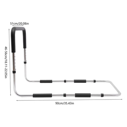 Rampe de Lit Réglable ElmainCare – Barrière de Sécurité Anti-Chute pour Personnes Âgées et Handicapées