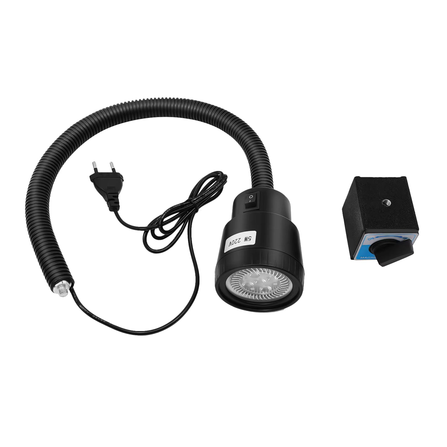 Lampe CNC LED 5W magnétique à bras flexible