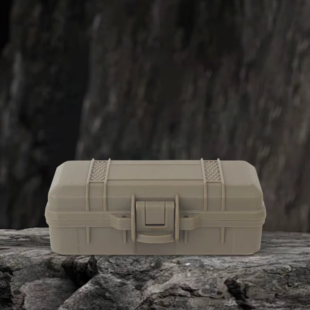 Mallette à outils de survie plein air – Boîte de protection antichocs étanche avec mousse – Mallette de sécurité verrouillable pour instruments