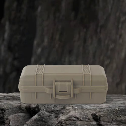 Mallette à outils de survie plein air – Boîte de protection antichocs étanche avec mousse – Mallette de sécurité verrouillable pour instruments