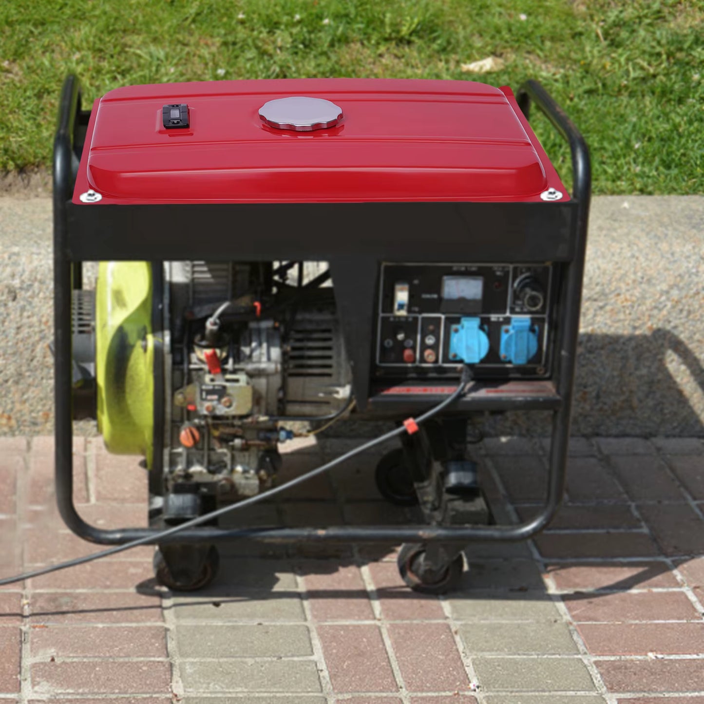 Réservoir de Carburant 15L Universel – Bidon Générateur avec Jauge et Bouchon Chromé
