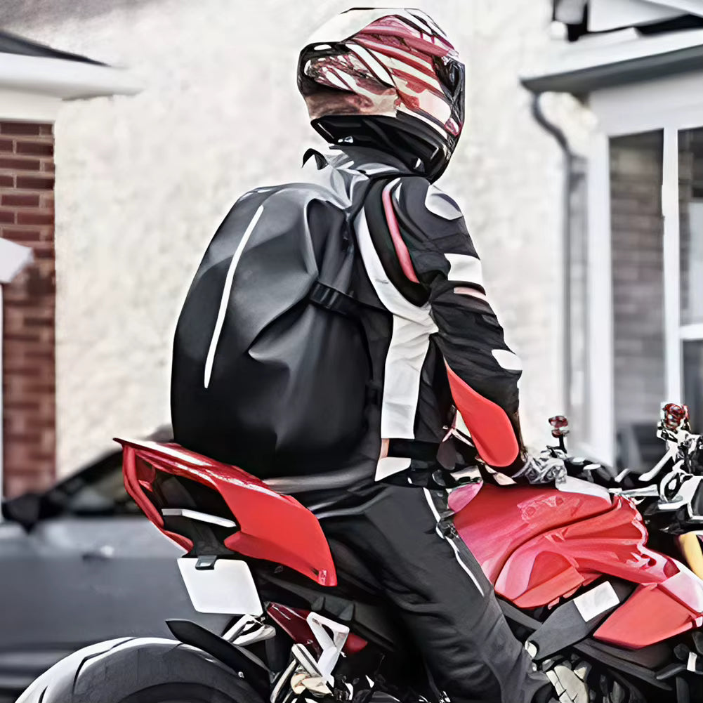 Sac à Dos Moto Rigide Étanche – Sac de Voyage pour Casque Moto et Sport