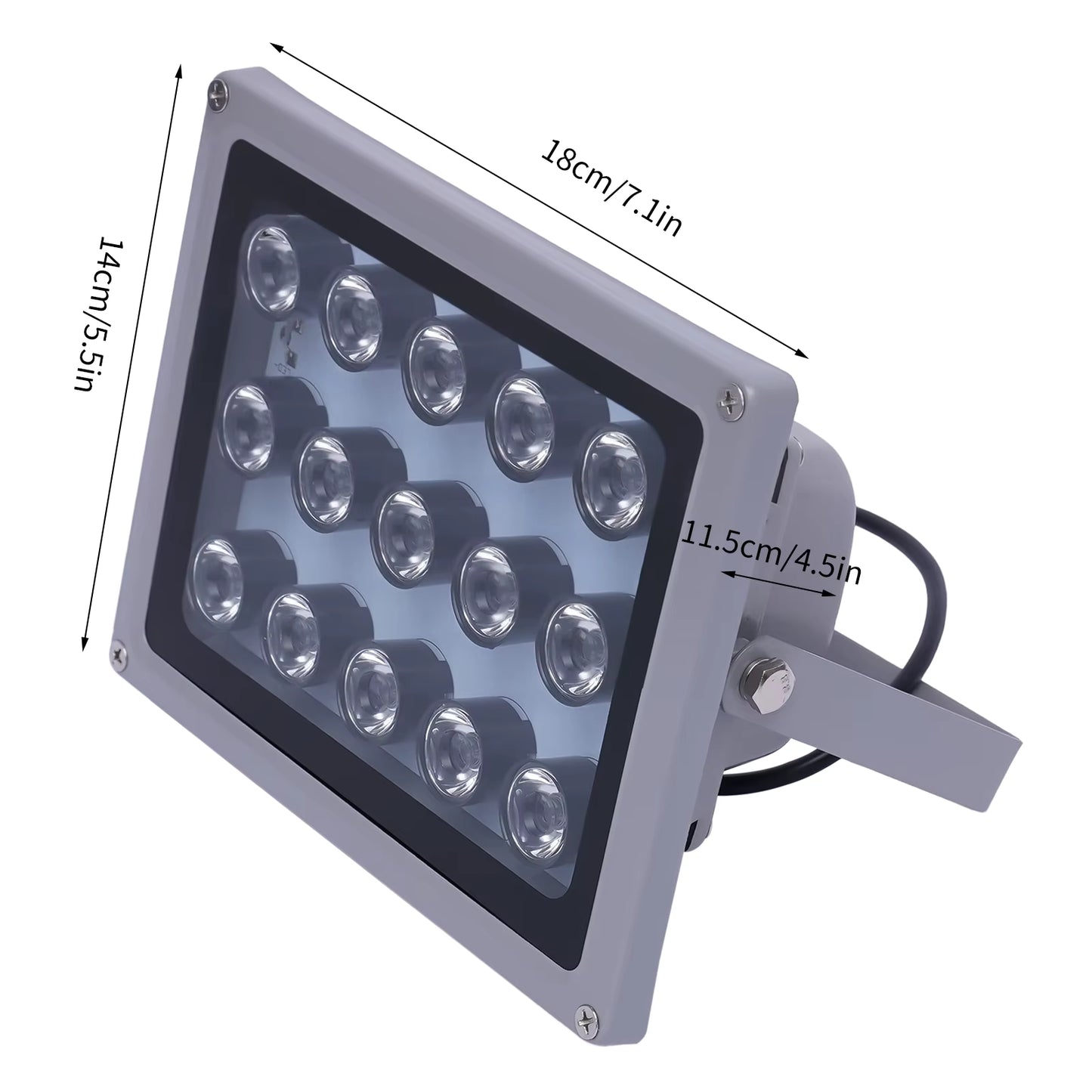 Illuminateur infrarouge 100 m 15 LED pour caméra