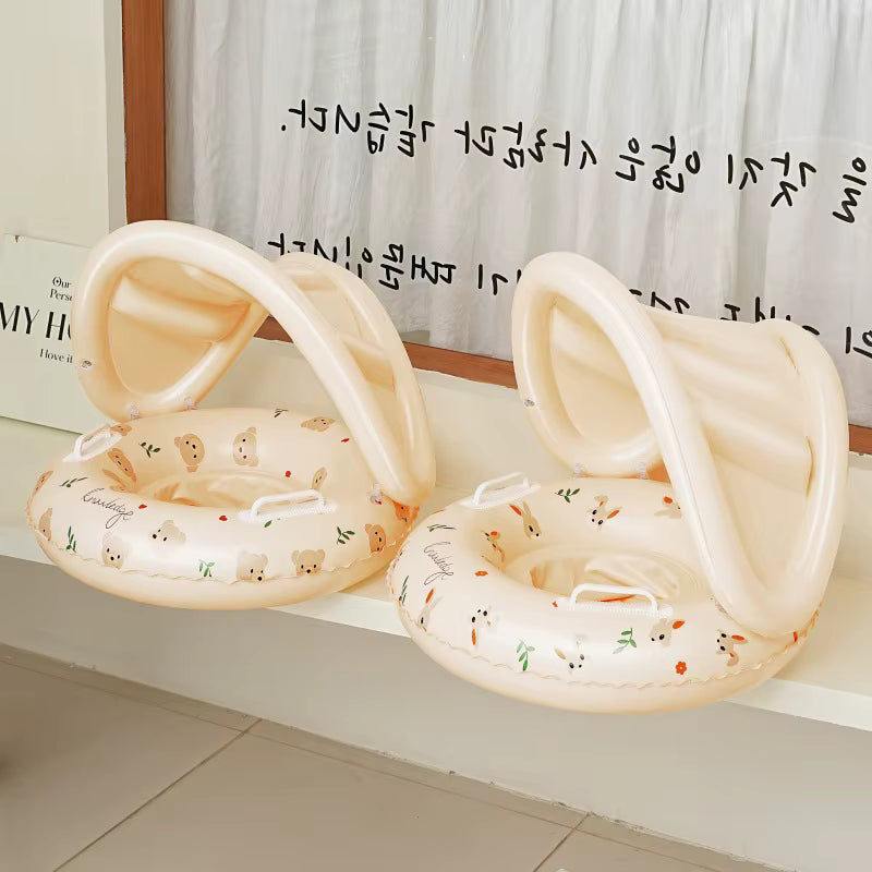 Hamac de bain bébé gonflable flottant avec siège sécurité – support baignoire enfant anti-glisse – jouet piscine bébé été voyage