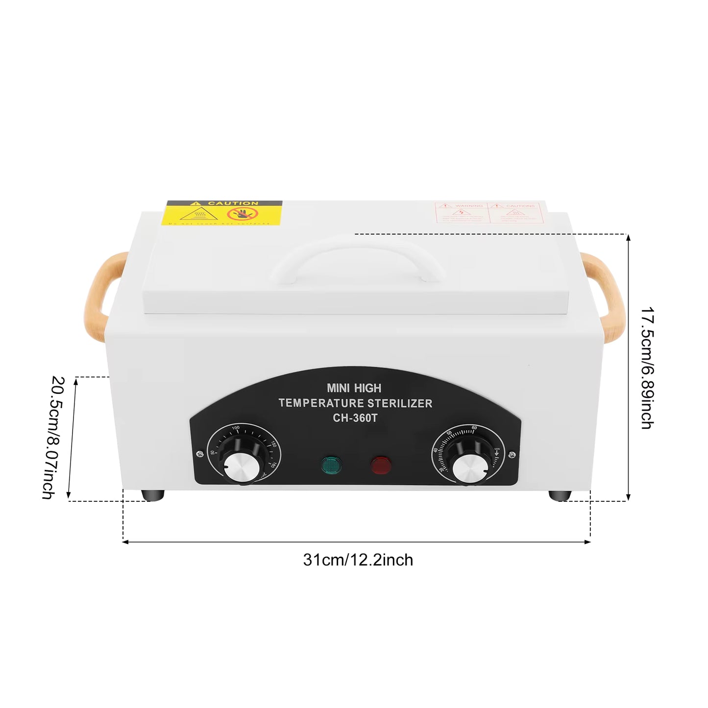 Stérilisateur chaleur sèche 2L 300W avec minuterie