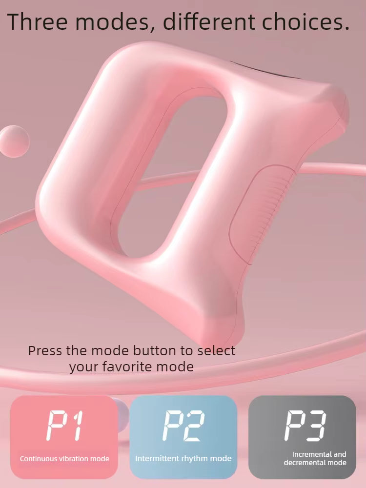 Pistolet de Massage Vibrant Professionnel Rose USB Rechargeable – Rouleau de Massage Musculaire Profond Fitness Yoga Récupération
