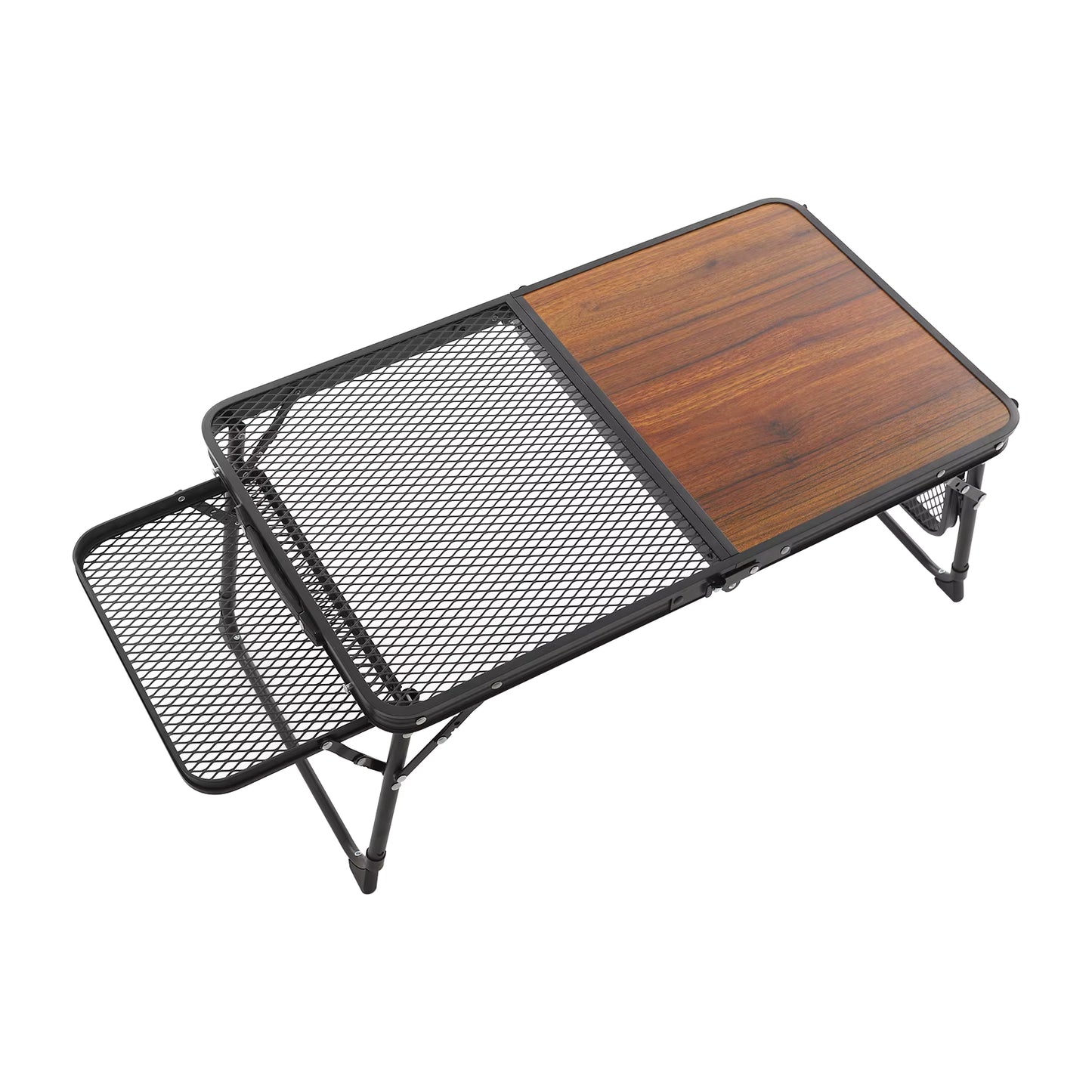 Table de Camping Pliante Réglable en Hauteur – Table Portable Multifonction pour Camping et Barbecue