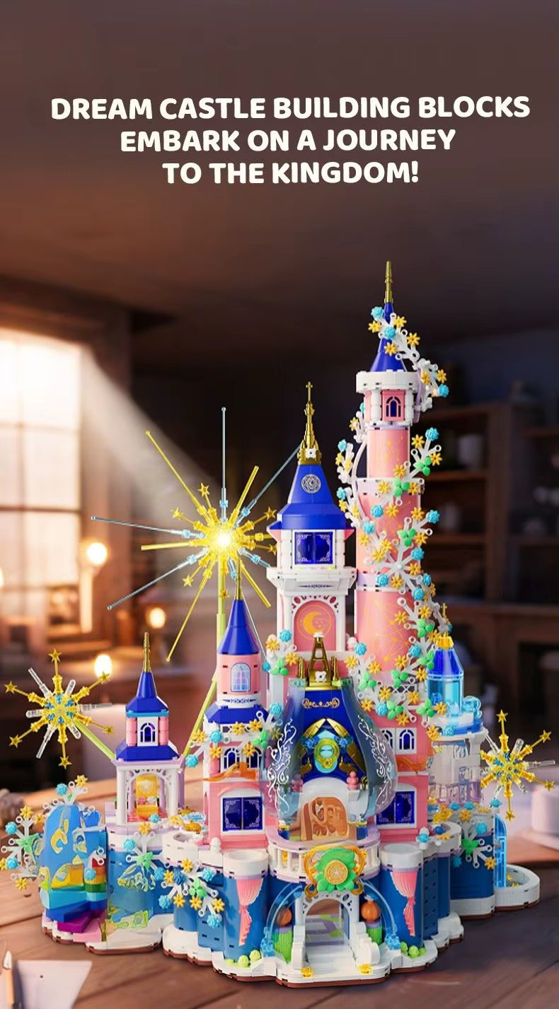 Château Enchanté 2334 Pièces – Jeu de Construction Créatif Type Briques – Univers Féérique Princesse – Jouet Enfan