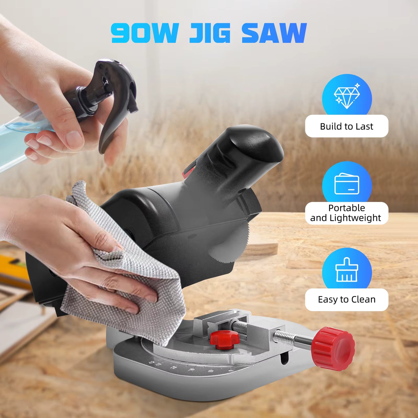 Scie à Onglet Électrique 6000 tr/min – Machine de Découpe Table pour Métal et Plastique