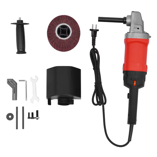 Brosseuse Électrique 1580W 6 Vitesses – Ponceuse Satinage Métal Bois Acier – Machine de Polissage Professionnelle