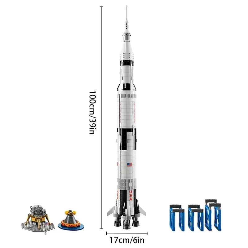 Fusée Spatiale 1969 Pièces – Kit Construction Modèle Astronautique Adulte