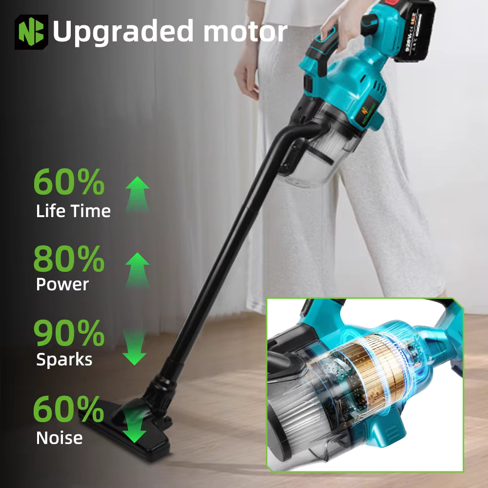 Aspirateur électrique sans fil portable pour maison et chantier