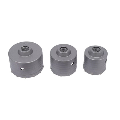 9-Piece SDS-Plus/Max Concrete Hole Saw Kit – Core Drill Bits 30 to 100 mm for Wall and Brick