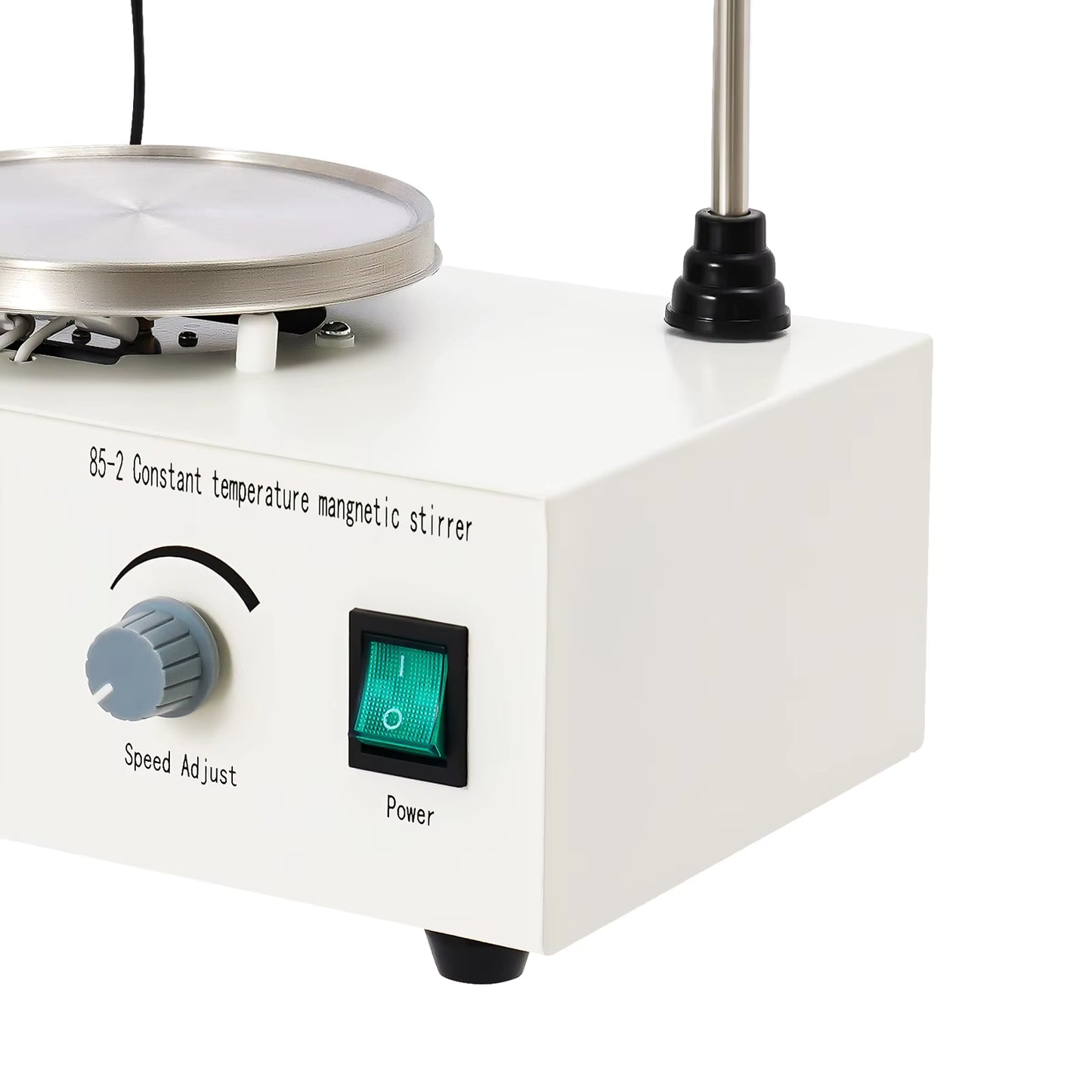 Agitateur Magnétique Chauffant 250W – Plaque Chauffante avec Contrôle Température et Vitesse – Mélangeur de Laboratoire Numérique 2000 ml
