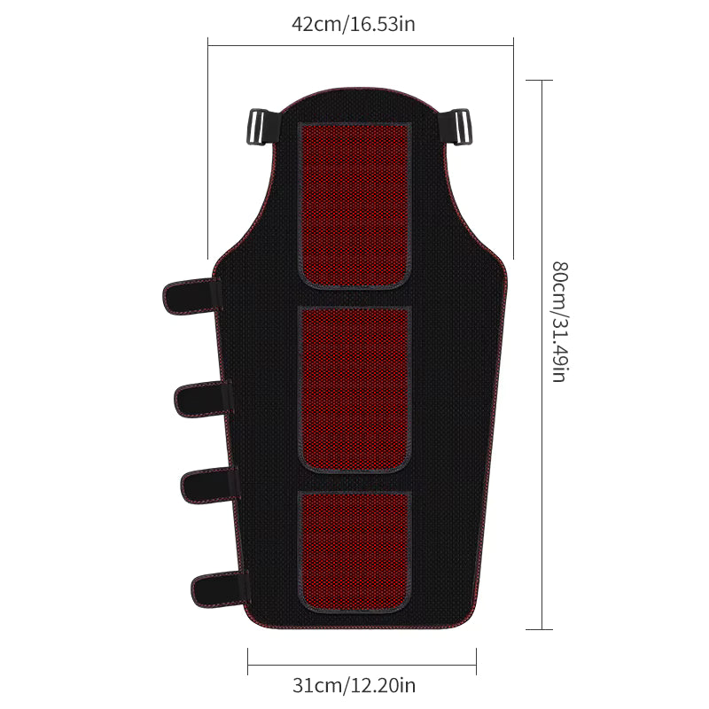 Coussin Chauffant Électrique Bras & Épaule – Attelle Chauffante Anti-Douleur, Massage, Soulagement Articulations, Prise UE