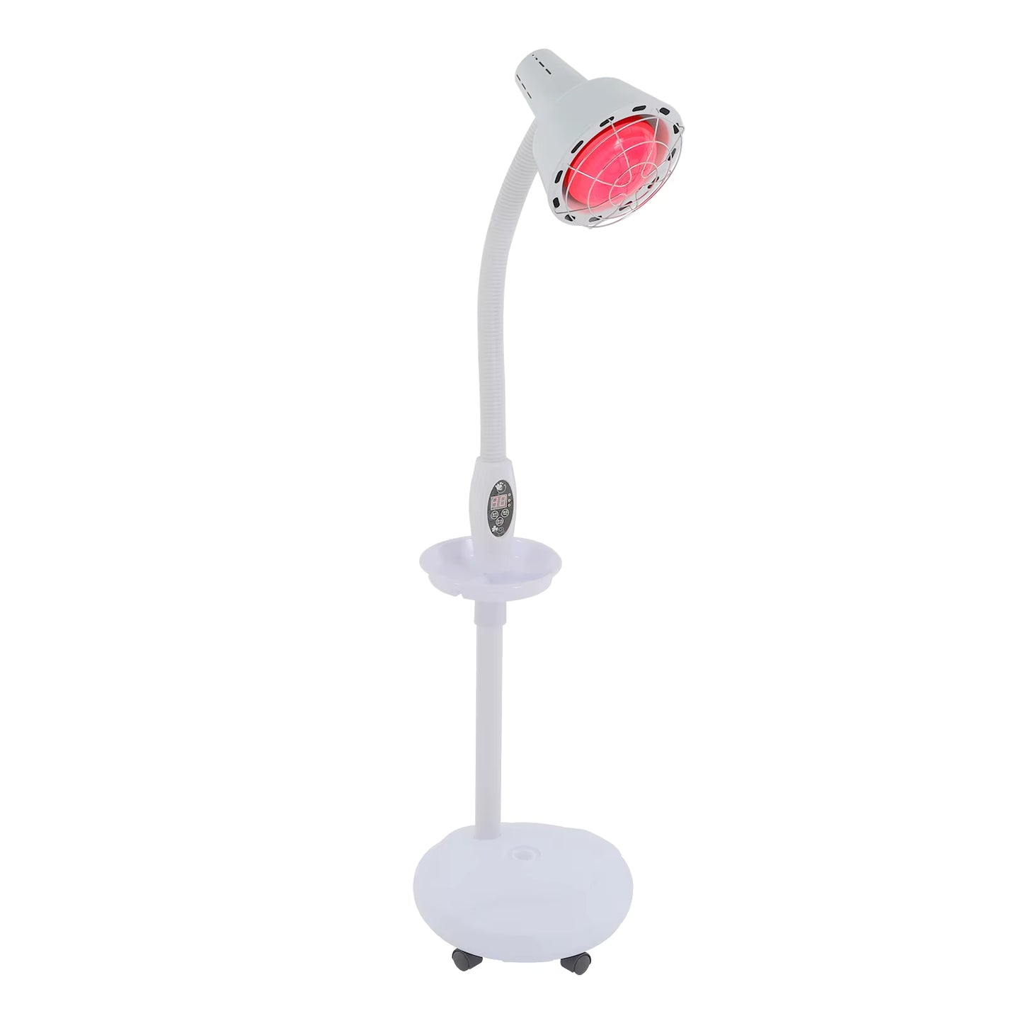 Lampe Infrarouge Chauffante 275W Rotative 360° – Lampe de Physiothérapie Réglable avec Télécommande 220V