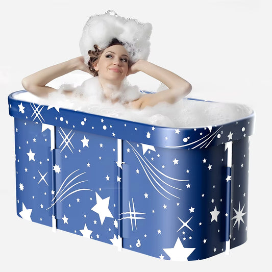 Baignoire Pliable Portable Adulte Enfant – Bain Relaxant SPA à Domicile – Bassin Grande Capacité avec Isolation – Bain Chaud ou Froid