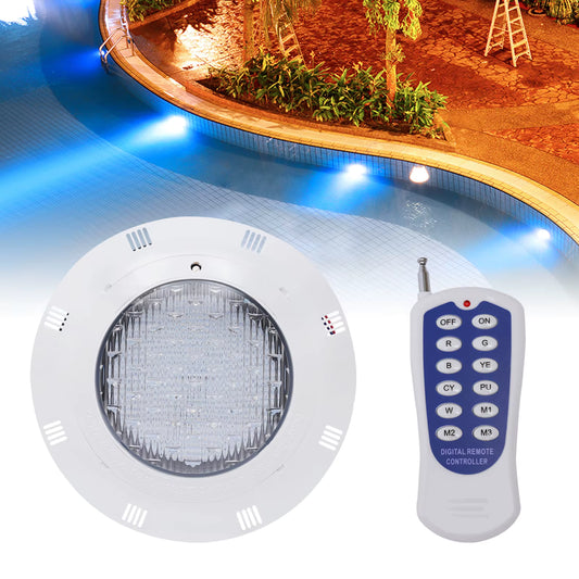 Lampe LED Piscine Submersible 45W RGB – Éclairage Sous-Marin IP68 avec Télécommande