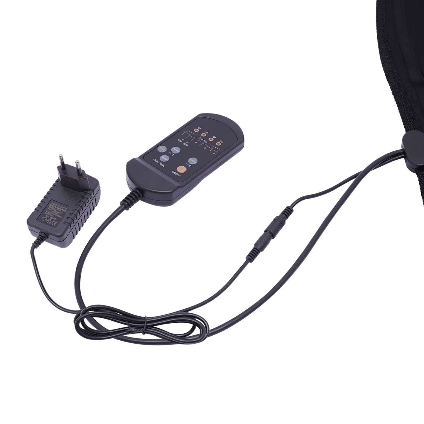 Coussin de Massage pour Chaise avec Chaleur – Masseur de Dos Pliable 8 Modes de Massage