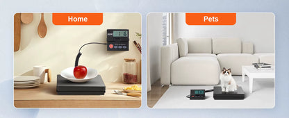 Balance Postale Numérique 110 lb – Balance d’Expédition LCD Pliable AC/DC