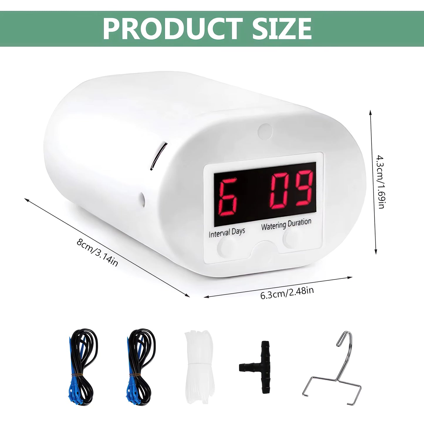 Système d'Arrosage Automatique USB pour Plantes d’Intérieur – Kit Irrigation Goutte à Goutte avec Programmateur pour 8 Pots