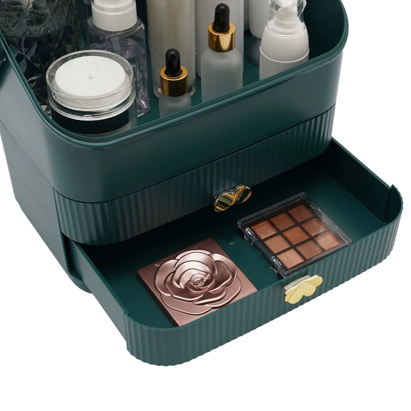 Organisateur de Maquillage avec Tiroirs – Anti-Poussière avec Couvercle