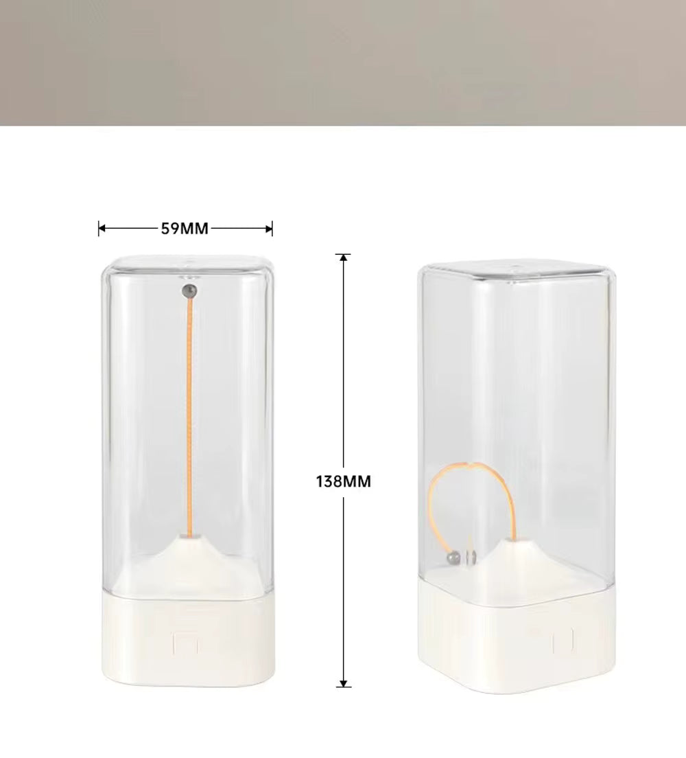 Lampe de Bureau LED Design Magnétique Rechargeable – Veilleuse Moderne Tactile USB – Lampe d’Ambiance pour Chambre, Bureau et Camping