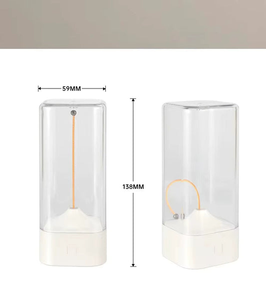 Lampe de Bureau LED Design Magnétique Rechargeable – Veilleuse Moderne Tactile USB – Lampe d’Ambiance pour Chambre, Bureau et Camping