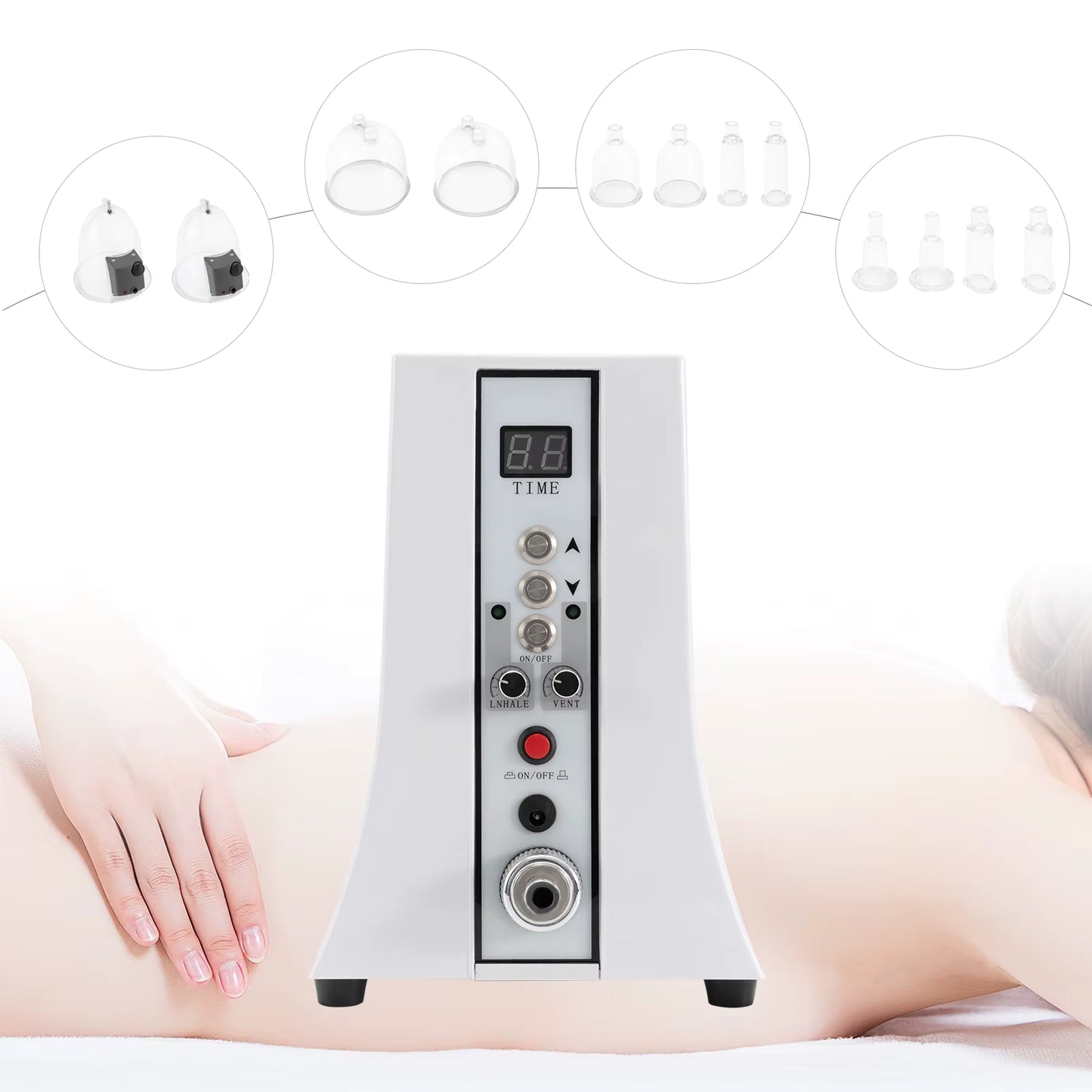 Machine de massage sous vide avec 32 tasses – Appareil esthétique de massage corporel