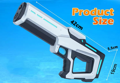 Pistolet à eau électrique automatique – Jouet rechargeable USB pour jeux d’extérieur