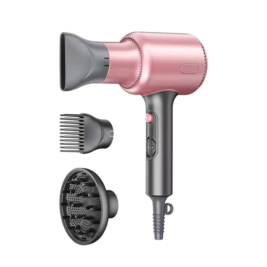 Sèche-cheveux Professionnel 1875W Ionique – Moteur DC – Brushing Rapide – Rose Gold – Femme & Homme